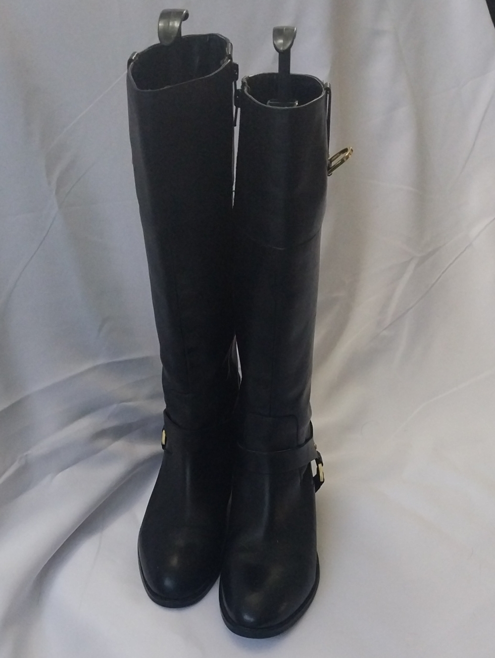 Lauren Ralph Lauren Black Knee-High Women's Riding Boots